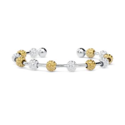 Chelsea Charles Golf Goddess Two-Tone Golf Ball Bead Stroke Counter Bracelet